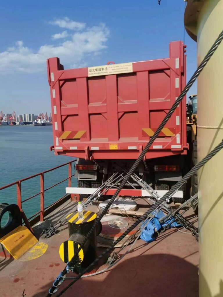 Breakbulk Shipping Services: Dump Truck Exports to Madagascar.