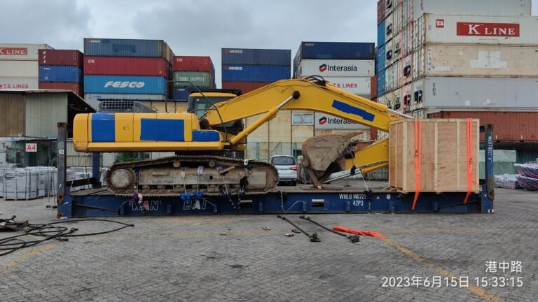 Excavator Export Logistics Services to Japan