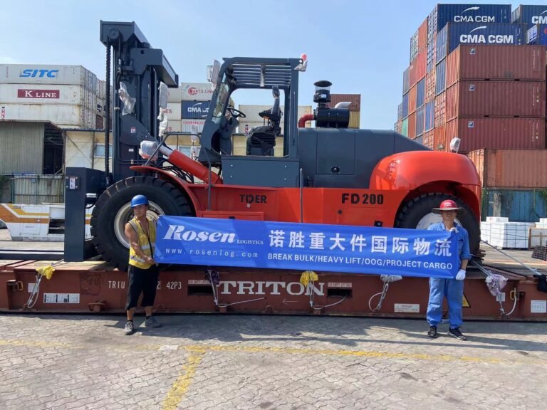 Forklift Export Sea Freight Logistics Service