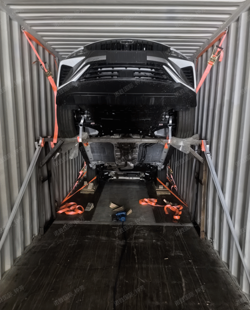 Shipment Case: 3 Vehicles Loaded in One 40HQ Container at Xiamen Port
